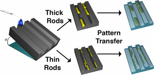 Rapid Large-Scale Assembly and Pattern Transfer of One-Dimensional Gold Nanorod Superstructures